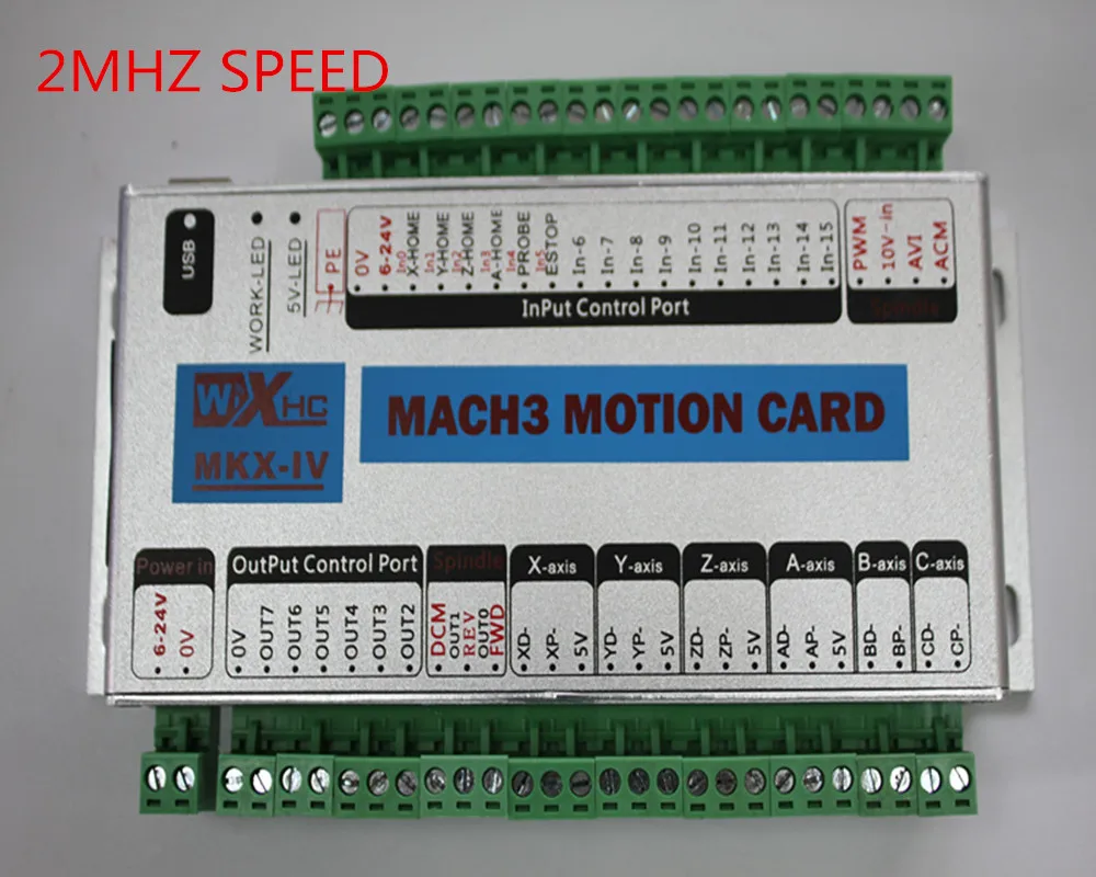 XHC 4th generation mach3 usb port card mach3 interface board mk3 IVin