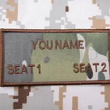 Multicamt фон Тан дизайн пользовательское имя Ленты текстовый бренд боевой тактика Военная Вышивка-накладка B3438