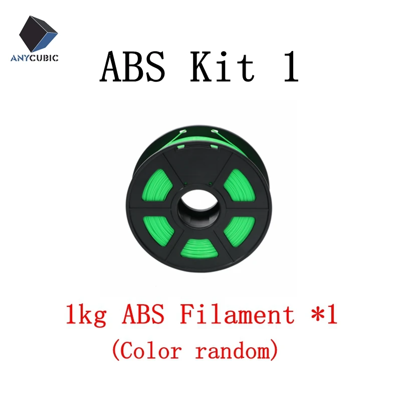 ABS Kit 1 ANYCUBIC 3D Принтер ABS нить комплект 1,75 мм 1 кг твердые пластиковые печатные резиновые расходные материалы 3D Печатный Материал Цвет на выбор - Цвет: ABS Kit 1