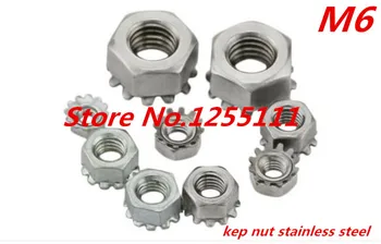 

50Pcs/Lot M6 Kep Nut Stainless steel 304