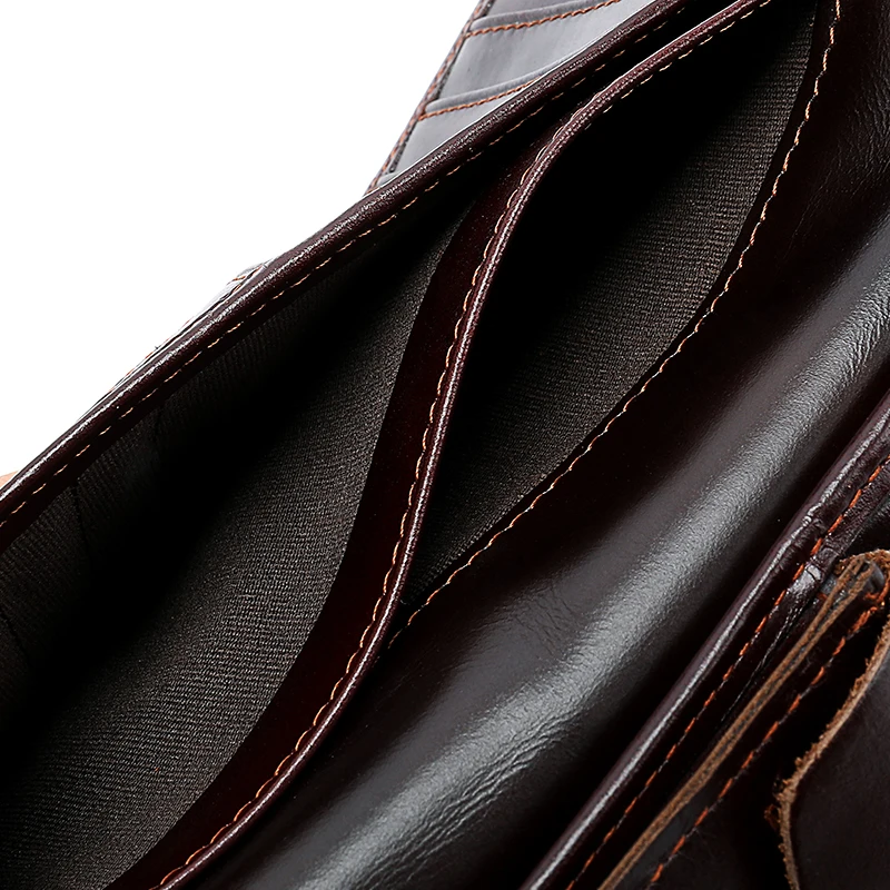 COMFORSKIN Новое поступление Роскошный натуральный масло Вощеная кожа многофункциональный мужской кошелек Большой Вместительный мужской кошелек на молнии