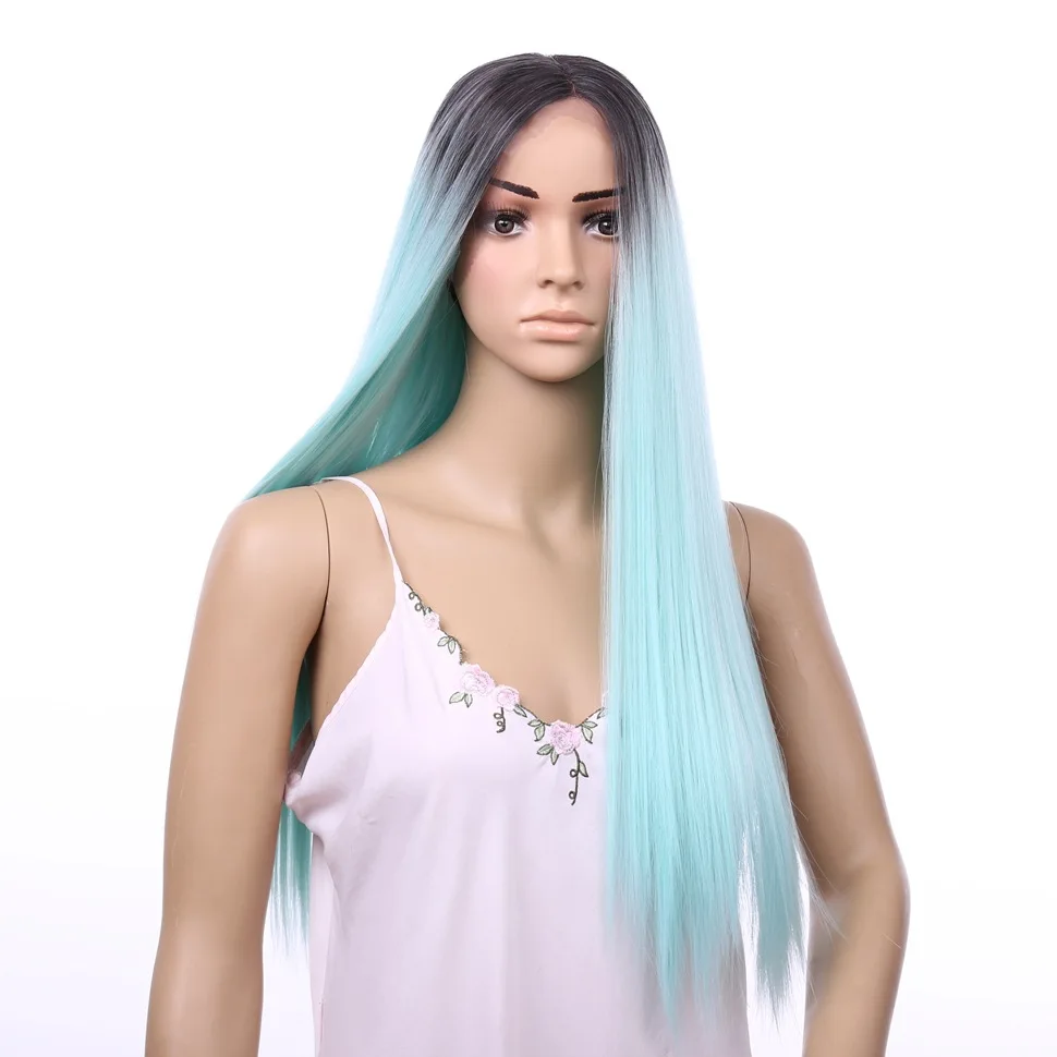 Luxury For Braiding Black Mint Green 22