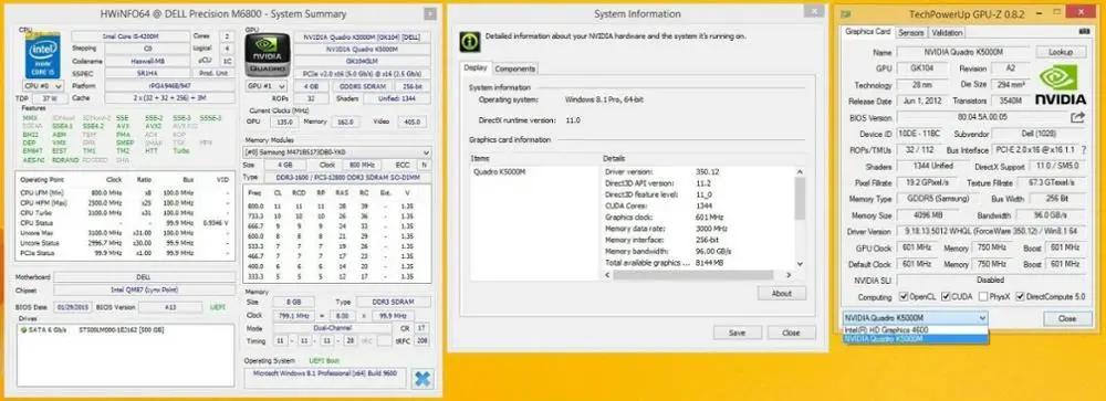  K5000M k 5000m N14E-Q5-A2 4GB GDDR5 MXM Video Graphic Card For Dell M6600 M6700 M6800 HP 8760W 8770