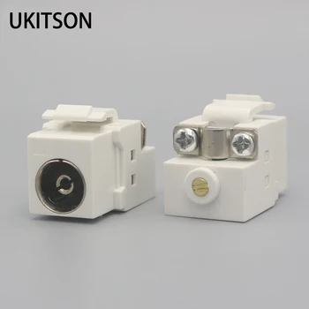 

Keystone Analog TV Connector White Color ATV Plug Slot For Television