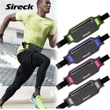 Sireck Running Bag Waterproof Running Waist Bag Fanny Pack Men Women Jogging Belt Gym Fitness Bag Sport Bike Accessories