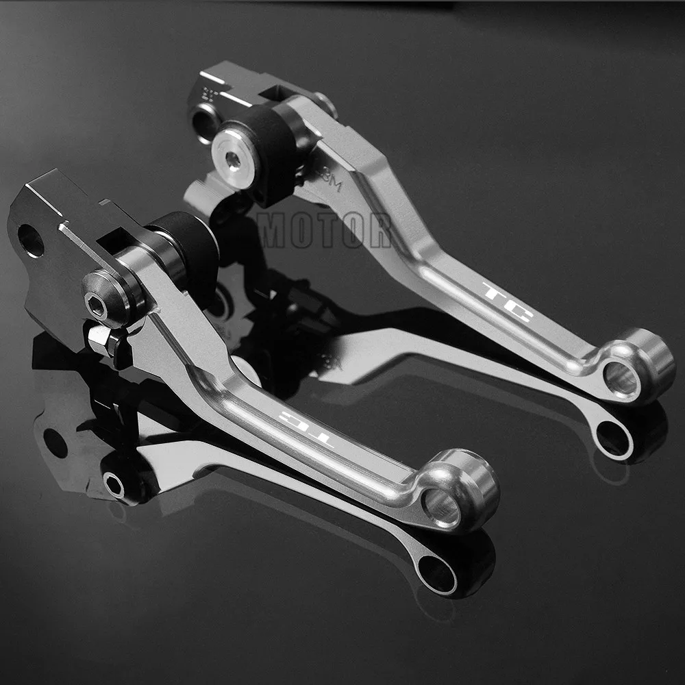 Для Husqvarna TC65/TC85/TC125/TC250/TC511 TC 65 85 125 250 511 ЧПУ мотоцикла Dirt Pit Bike Мотокросс Сводные сцепные рычаги - Цвет: TI -TC250-TC511 2013