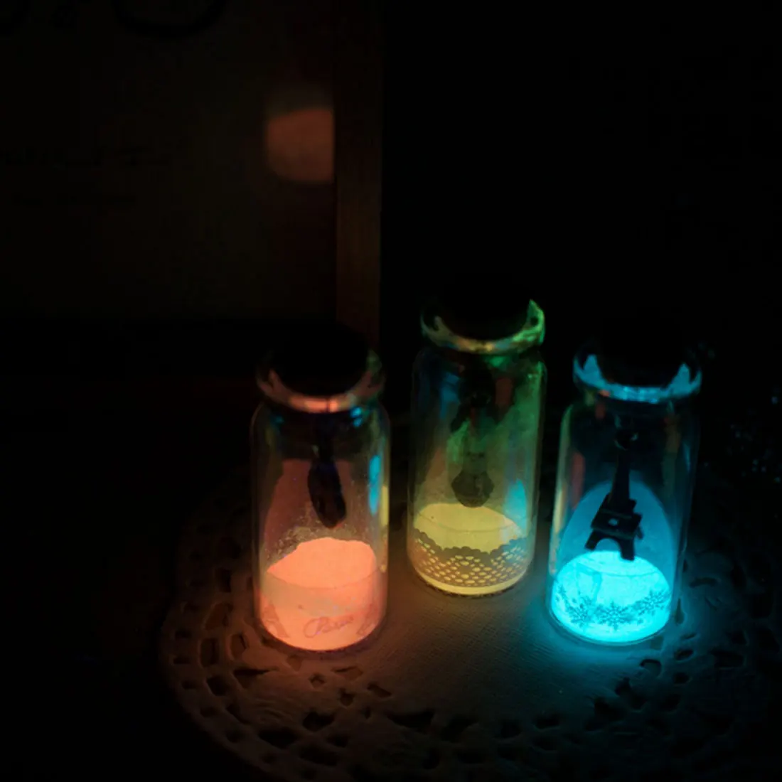 

10g/Bag Coating Bady Art Glitter Phosphor Luminous Painting Powder DIY Fluorescence Dust Glow in Dark Body Paint Pigment