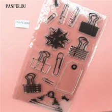 PANFELOU Подставка для книг прозрачный чистый силикон штамп/печать для DIY Скрапбукинг/фотоальбом декоративный прозрачный наборы штампов