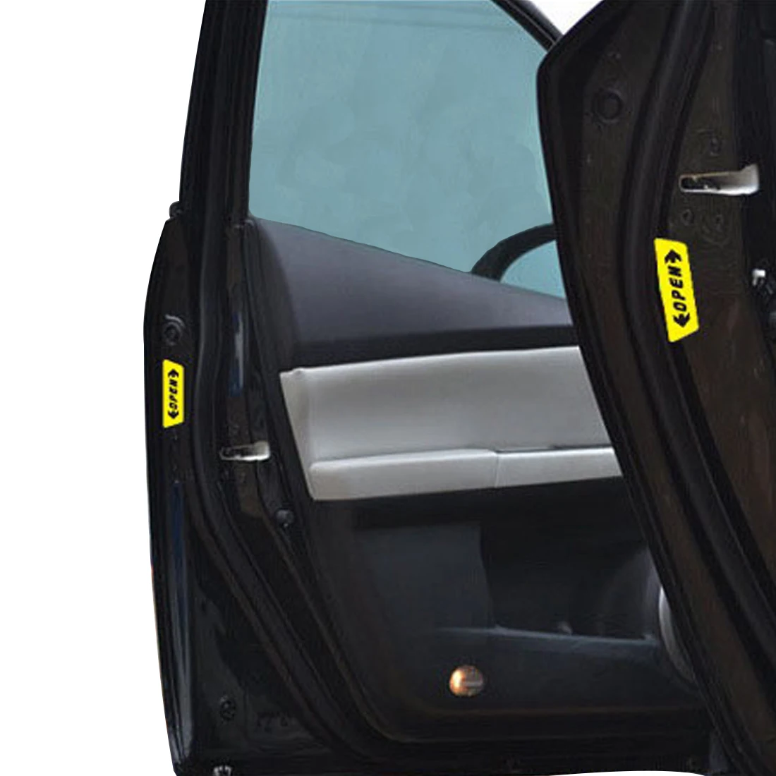 

Dewtreetali Reflective Car Sticker Car Door Open Warning Stickers Open Stickers for Chevrolet Cruze Ford Focus2 Skoda
