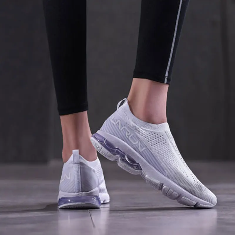 Clearance) Li-Ning Women BUBBLE ARC Running Shoes LI-NING ARC Cushion Sneakers Mono Yarn LiNing Sport Shoes ARHN034 XYP690