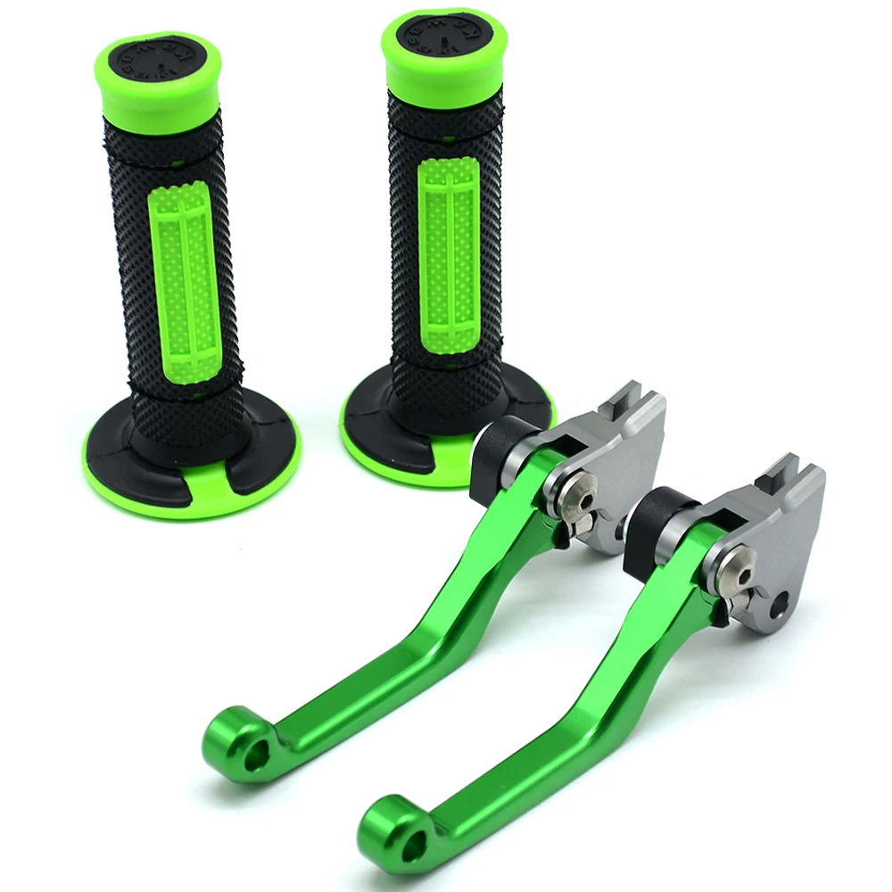 Поворотные сцепные рычаги рукоятка резиновая для Kawasaki KX250F KX 250F 2005 2006 2007 2008 2009 2010