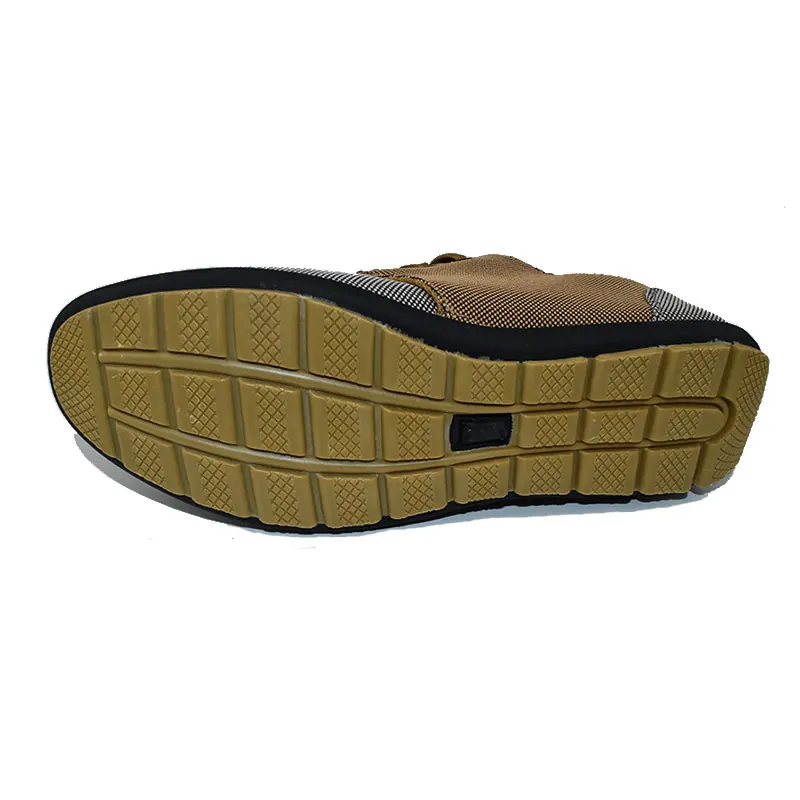 Мужские парусиновые туфли летние дышащие лоферы на плоской подошве Espadrilles