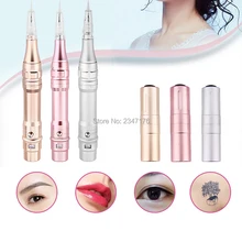 Беспроводная электрическая машина для перманентного макияжа, ротационная швейцарская машинка для татуировки, ручка для бровей/МТС, машинка для татуировки, приспособления для ручки, набор