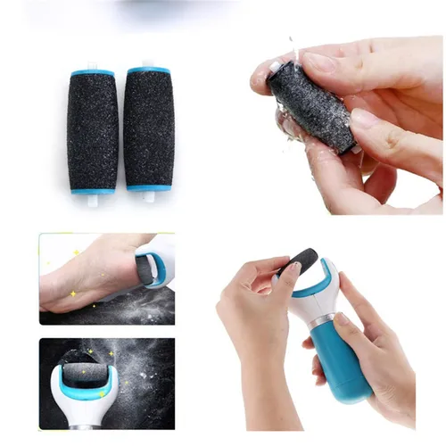 2pcs Replacements Roller Heads for Pro Pedicure Foot Care for Feet Electronic Foot File Rollers Skin Remover Accessories N063 Lahore