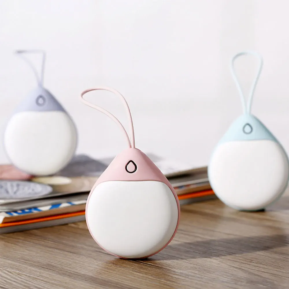 

Creative Water Droplets Hand Warmer 2 Gears Temperature Control Electric Heater USB Chargeable Warm Hands Treasure For Home Outd