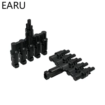 

1Pairs x 5T Connector male female 5 Branch Solar Panel PV System Waterproof IP67 Connector module parallel connection