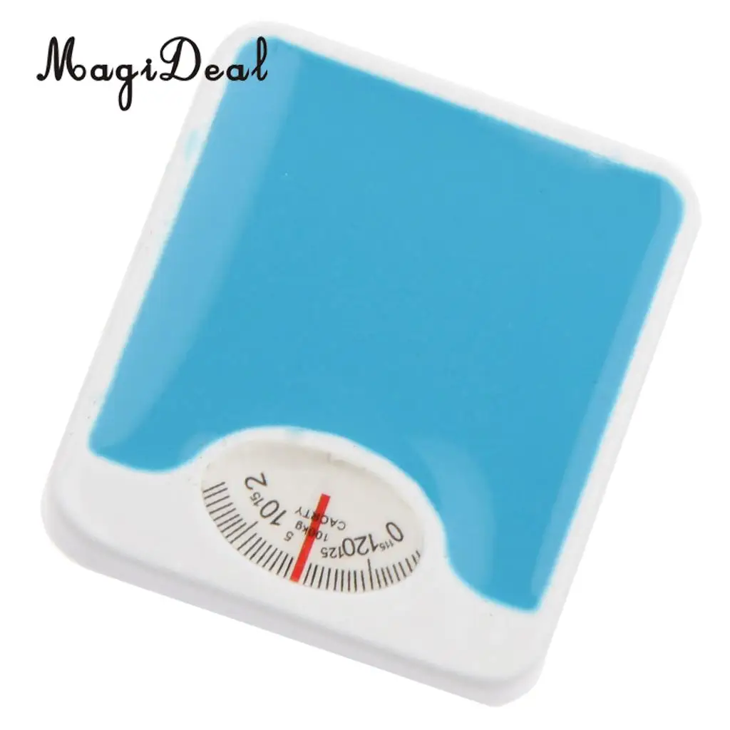 MagiDeal Top Sale 1Pc 1/12 Scale Dolls House Miniature Metal Weight Scales for Bedroom Decor Children Toy 2 Colors 230x260mm