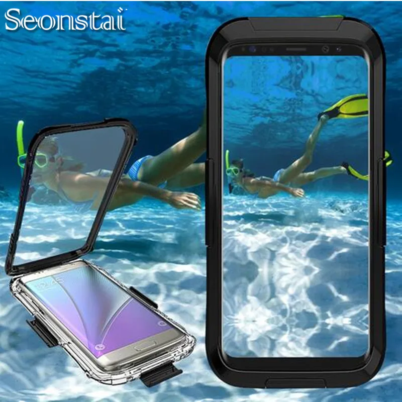 Seonstai Waterproof Case for Samsung Galaxy S8 S8 Plus