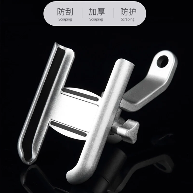 MOTOWOLF металлический держатель для руля велосипеда мотоцикла держатель для телефона с поворотом на 360 градусов для Iphone samsung XIAOMI