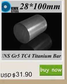 30*100mm titanium alloy bar uns gr5 tc4
