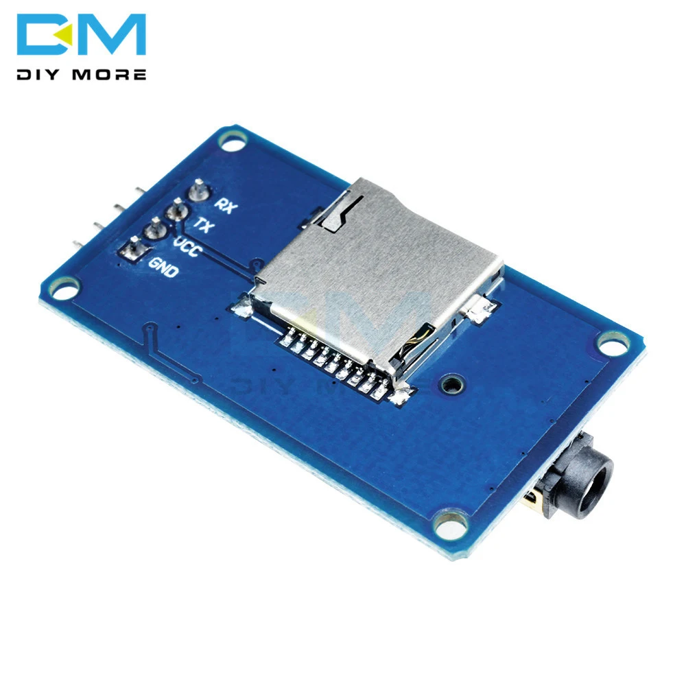 Последовательный модуль музыкального MP3 плеера YX5300 UART для Arduino AVR ARM PIC CF Micro SD SDHC
