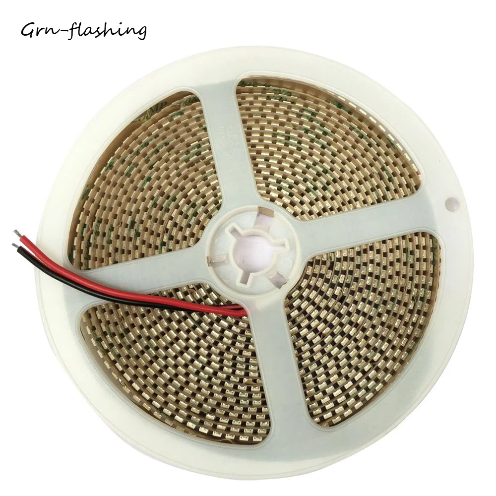 

Ultra Bright DC12V 5m 1200led/lot SMD 3528/2835 Led strip IP33 White/Warm White led tape light for bedroom kitchen decoration