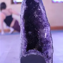 Ddh001209 AAA+++ SE Высокое Качество Аметист Geode Собор Deep Purple Кристалл