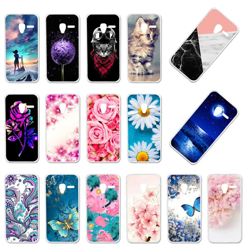 

Case For Alcatel OneTouch Pixi 3 4.5 inch Soft TPU Silicone Cover For Alcatel Case Pixi3 5017(only for 4G Version)Phone Cases