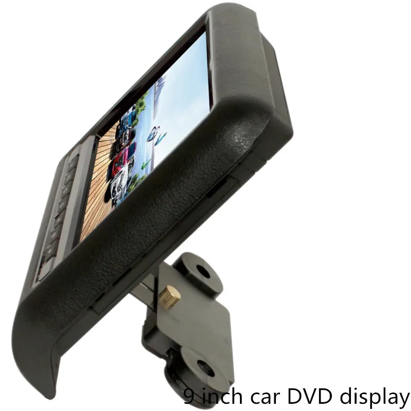 9 дюймов TFT светодиодный экран подголовник монитор Автомобильный dvd-плеер и игры DVD USB SD FM ИК передатчик Портативный подголовник монитор SH9808DVD