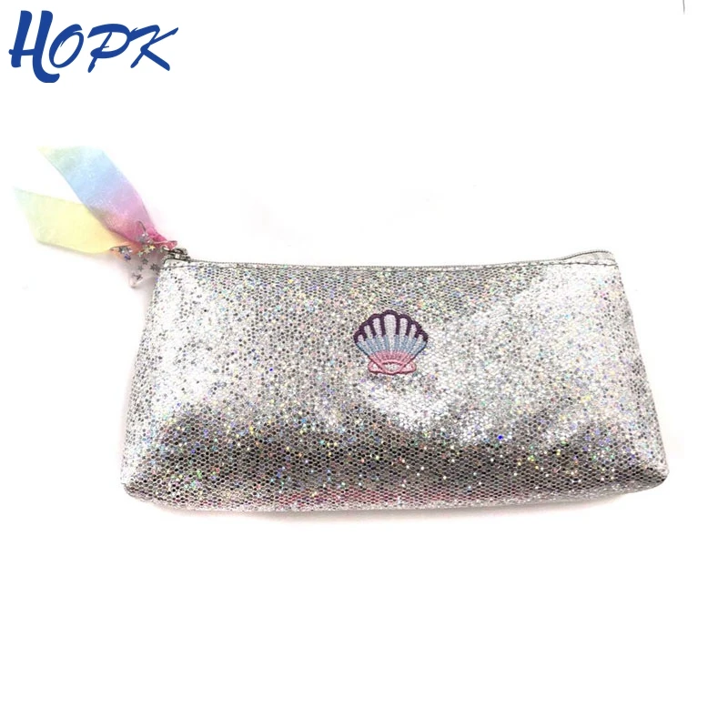 

Kawaii Sequins Pencil Case for Girl Gift Estuches School Pencil Box Makeup Pencil Bag School Supplies Bts Stationery