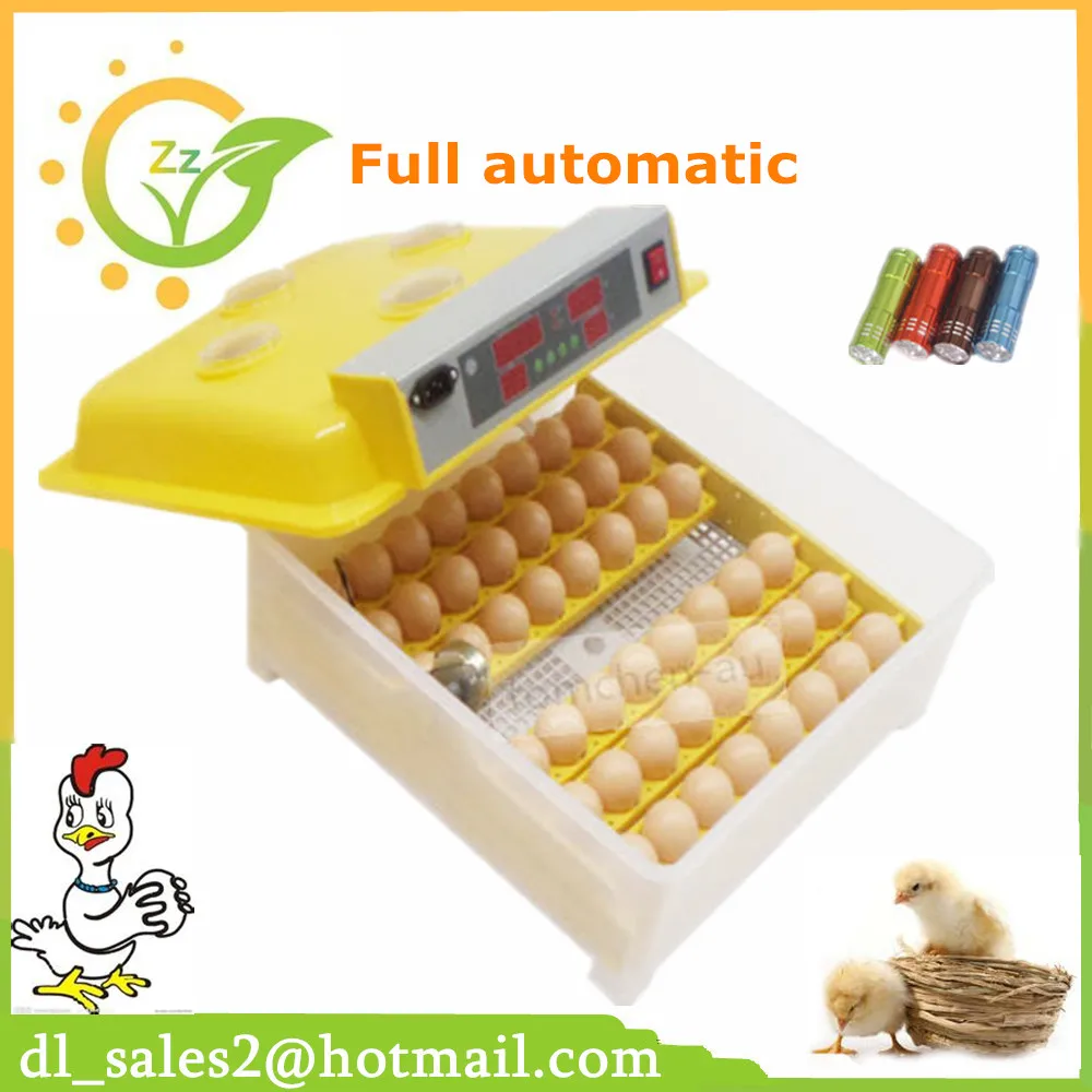 

Hot sale! ZZ48 automatic egg incubator for bird turkey goose duck and so on high hatching rate LED display