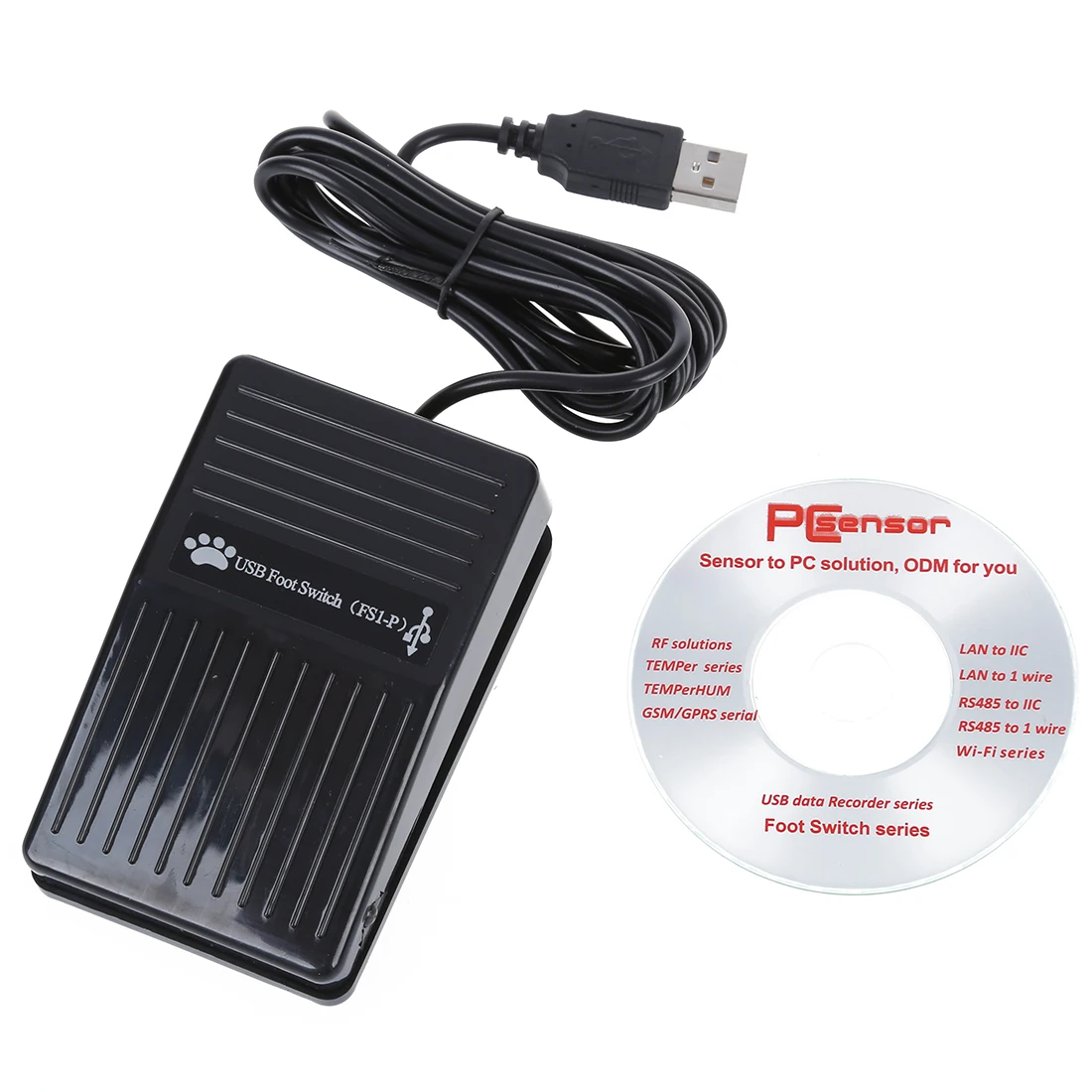 USB Foot Pedal Switch Control Keyboard Action for PC Computer Games New PCsensor Foot switch USB HI