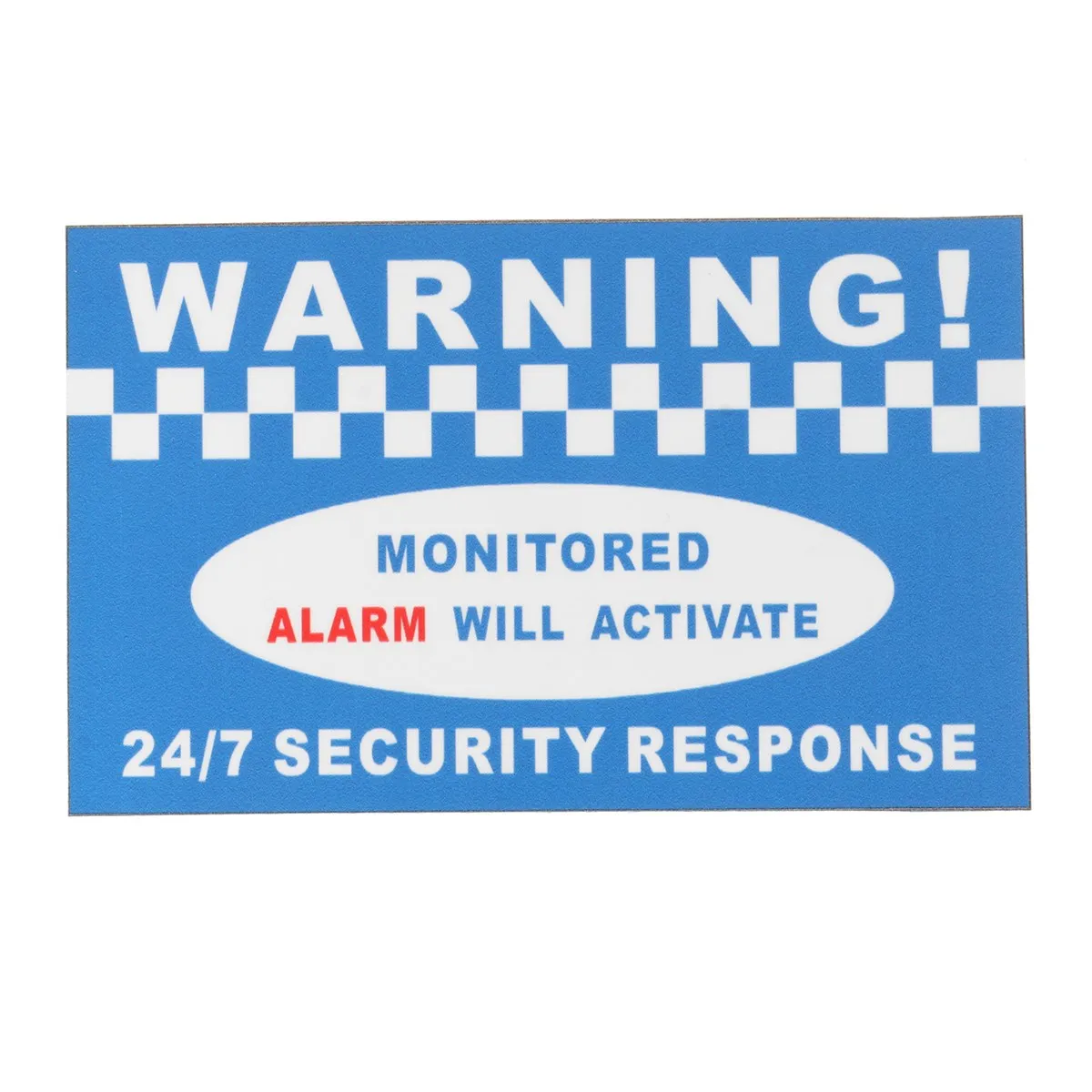 

Safurance WARNING Security Protect PVC Vinyl Alarm Stickers Sign Decal Home House Office Safety