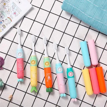 

Children Cartoon Electric Toothbrush Kids Home Cute Soft Hair Electric Teeth Brush for Kids Support Dropshipping