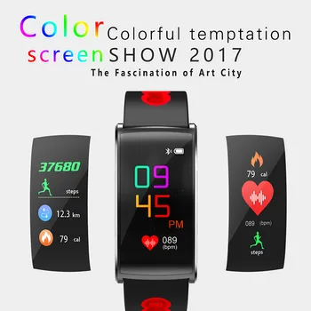

Colorful 0.96inch Touch Screen Smart Bracelet Support Blood Pressure Oxygen Heart Rate Monitor SMS Call Reminder For IOS Android