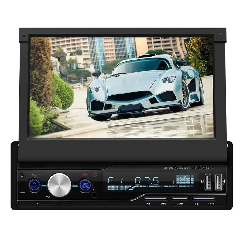 T100 7 дюймов Автомобильный стерео MP5 плеер RDS FM AM радио Bluetooth USB AUX головное устройство Автомобильный видео плеер Автомобильный mp4,mp5 Высокое качество