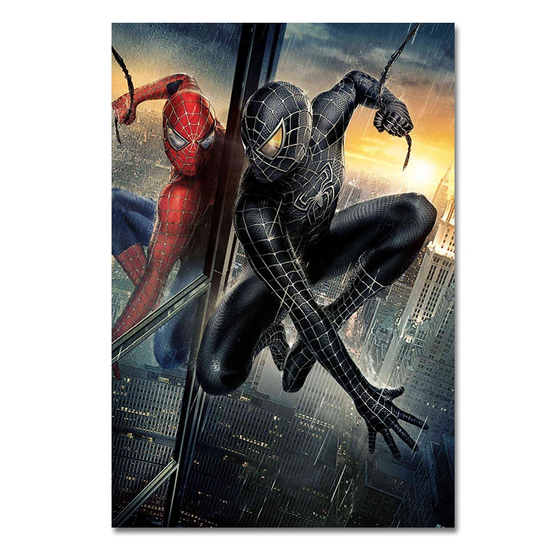 

Spiderman Movie Silk Poster Spider-Man 2 Super Hero Posters And Prints Picture For Bedroom Wall Decor Art No Frame