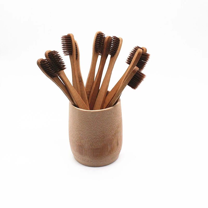 escova de dentes escova de cerdas macias de bambu natural de madeira de bambu fibra de bambu 50 pçs e lote bambu eco capitellum 19 Beleza e saúde