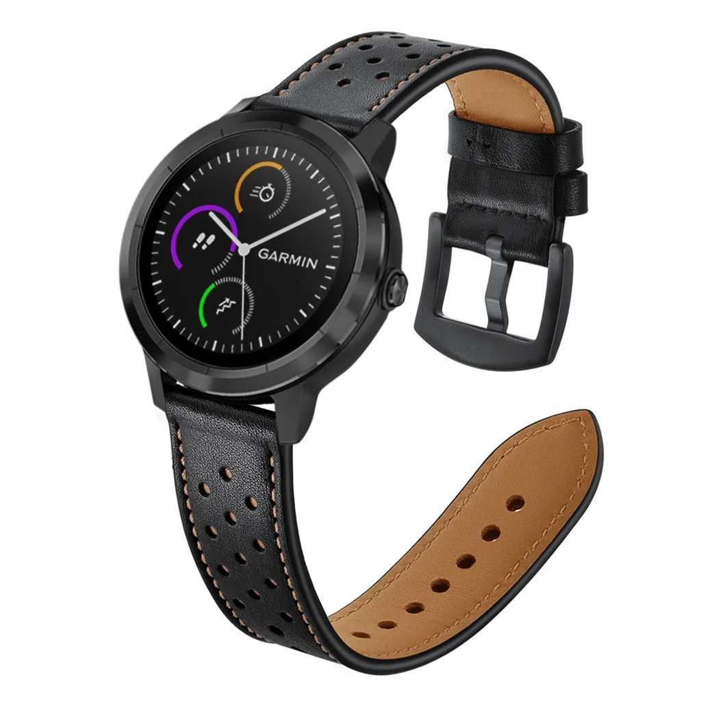 Ремешок для часов Garmin vivoactive Cave стиль кожаный ремешок для наручных часов Замена ремешка для Garmin vivoactive ремешок для часов Q70