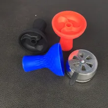 1 шт. силиконовая чаша для кальяна без запаха чаша для кальяна 1 шт. металлический дымный горшок угольный шланг наконечники для моли чаша для кальяна курительная трубка аксессуары мод