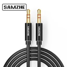 SAMZHE Jack 3.5 mm Aux Audio Cord Car Amplifier Aux Cable for Music Player Phone Headphone Laptop Map Navigation