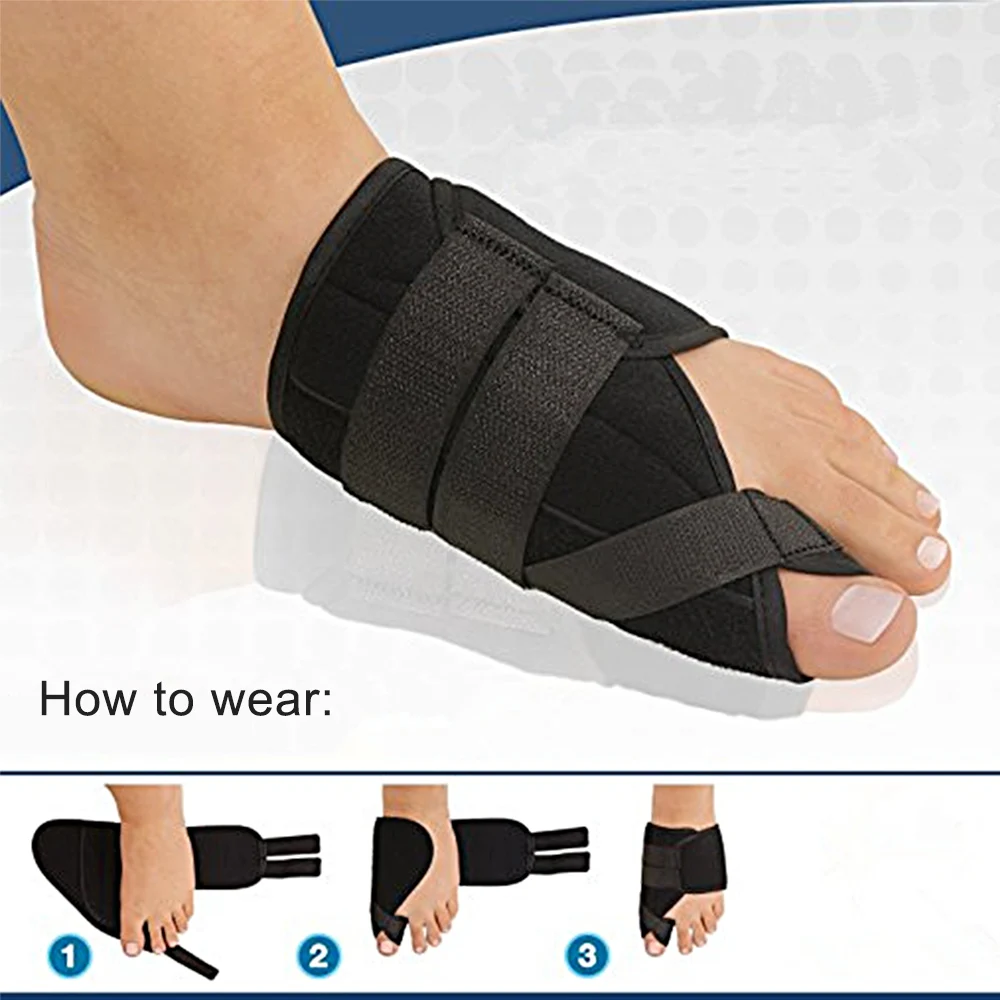 1 пара корректор Bunion выпрямитель для волос Сепараторы большой носок Bunion Splints от боли в ногах Уход за ногами педикюрные инструменты