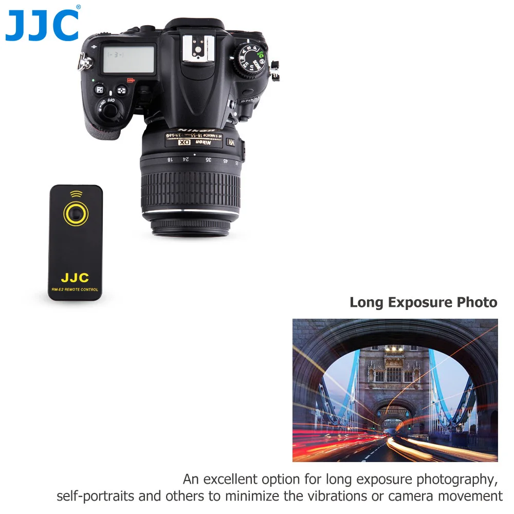 

JJC Camera Wireless Remote IR Commander Video Recording Control for Nikon D750 D90 D600 D7200 D3300 CoolPix etc. Replace ML-L3