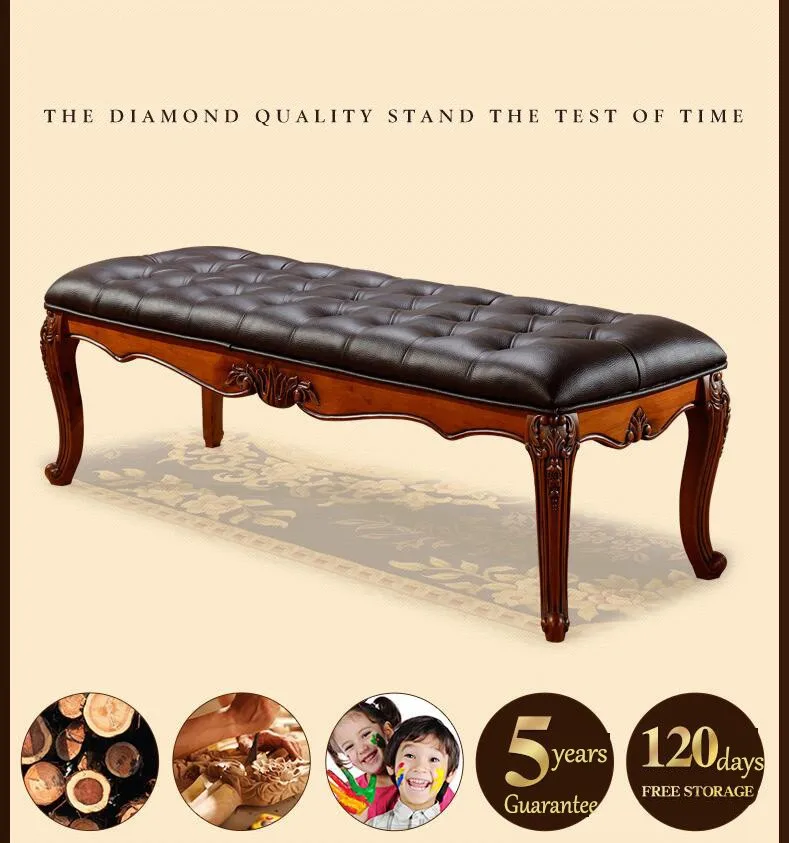 Высококачественная Европейская современная мебель для спален кожаный стул для кровати o1199