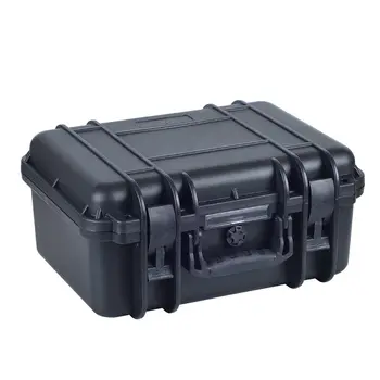 

Black waterproof Shockproof plastic hard Storage case with full sponge inside
