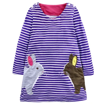 

2020 Cute kids Costume girls clothes with dress in princess style with printed design dresses for girls from 2 to 7 years