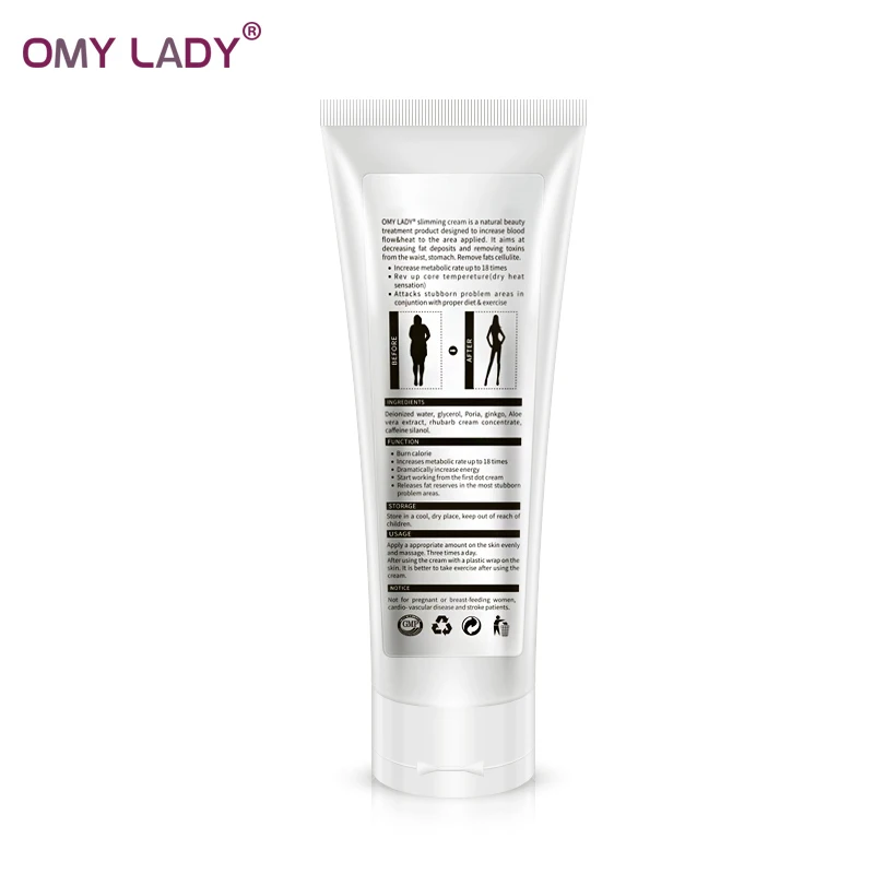 OMY LADY Slimming Cream Women Fast Fat Burning Weight Loss Cream Gel Arm Leg burning Calorie New Generation Lady Body Slim 100G