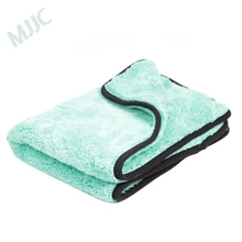 MJJC 50*70 см 1200GSM ультра впитывающая ткань для мытья автомобиля коврик супер Глубокий ворс Премиум микрофибра полотенце для Сушки автомобиля восковая полировка