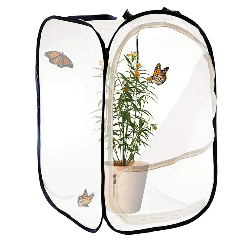 Collapsible Insect and Butterfly Habitat Cage Seedling Cultivation