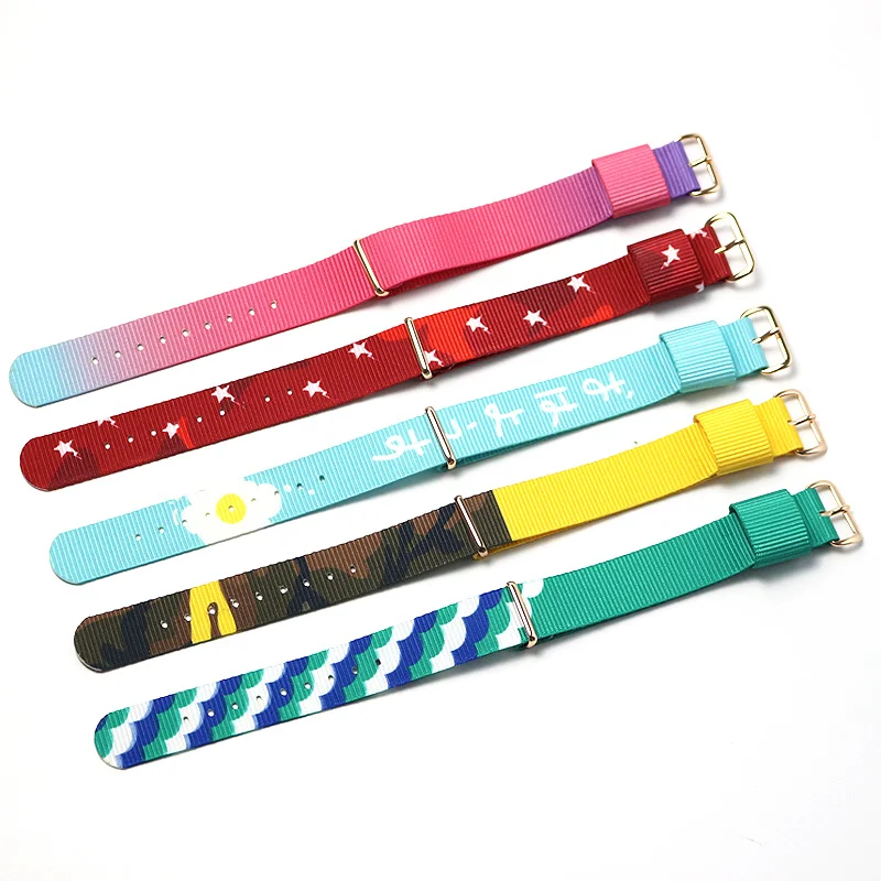 Top Brand Luxury 20mm Watchband Interchangeable Watch Straps With Rose